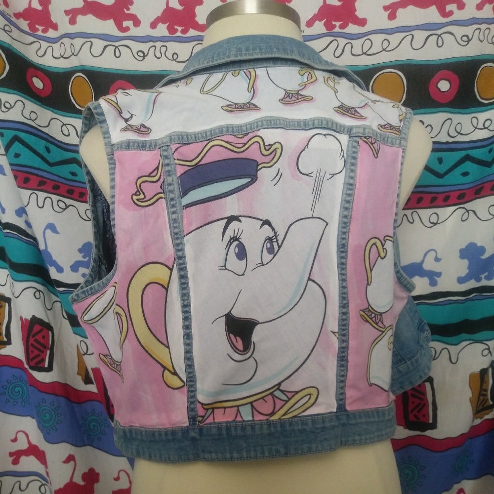 Upcycled Disney vest